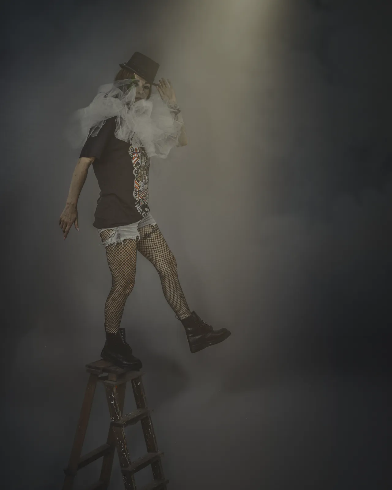 Model fashion photography